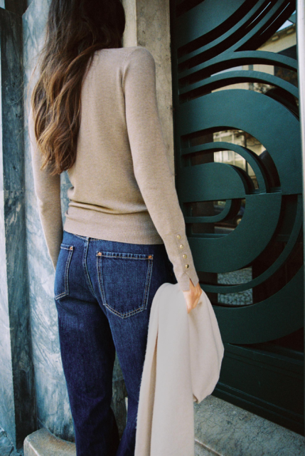 Basic Plain Knit Sweater
